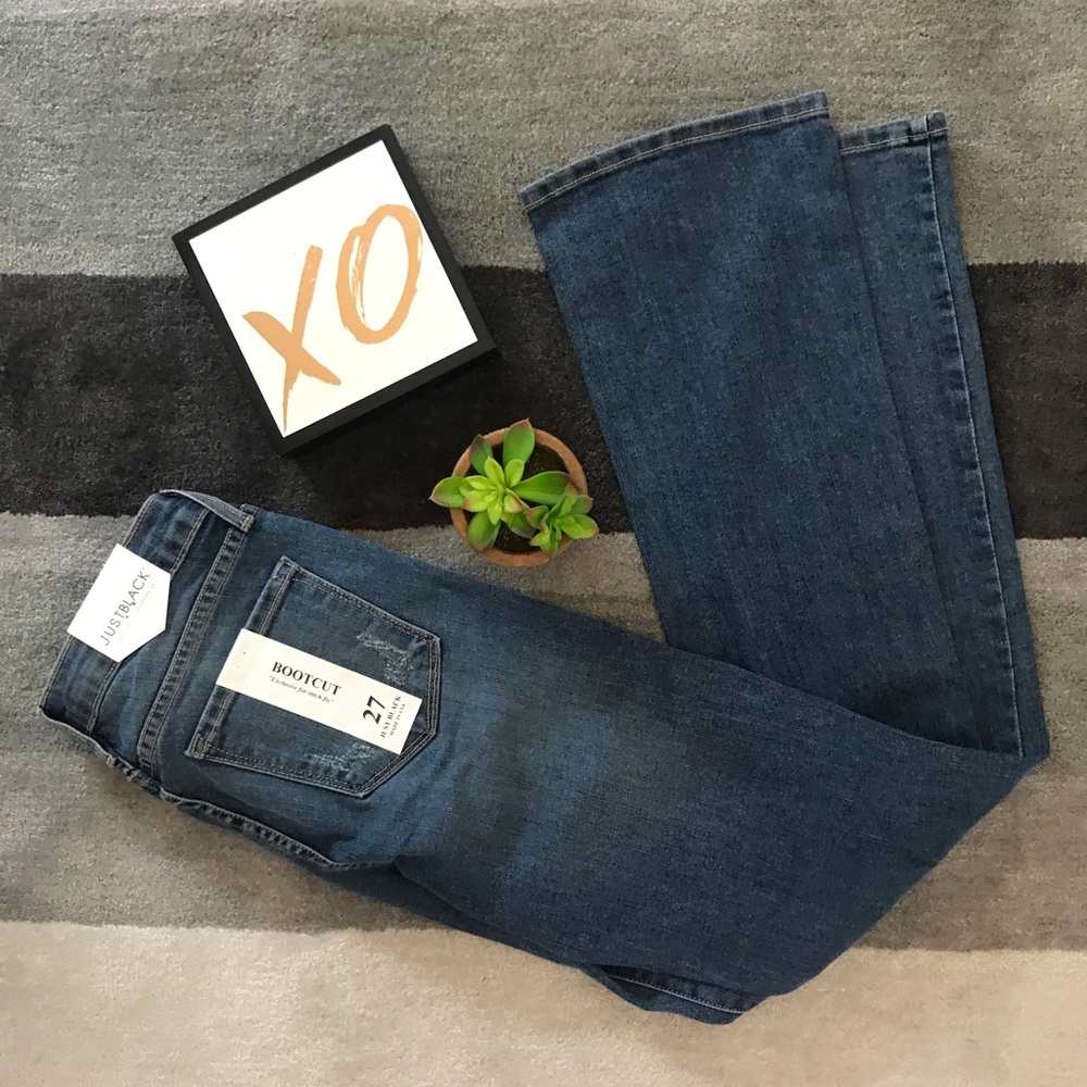 Women’s Just Black Denim Bootcut Jeans - Picture 6 of 8